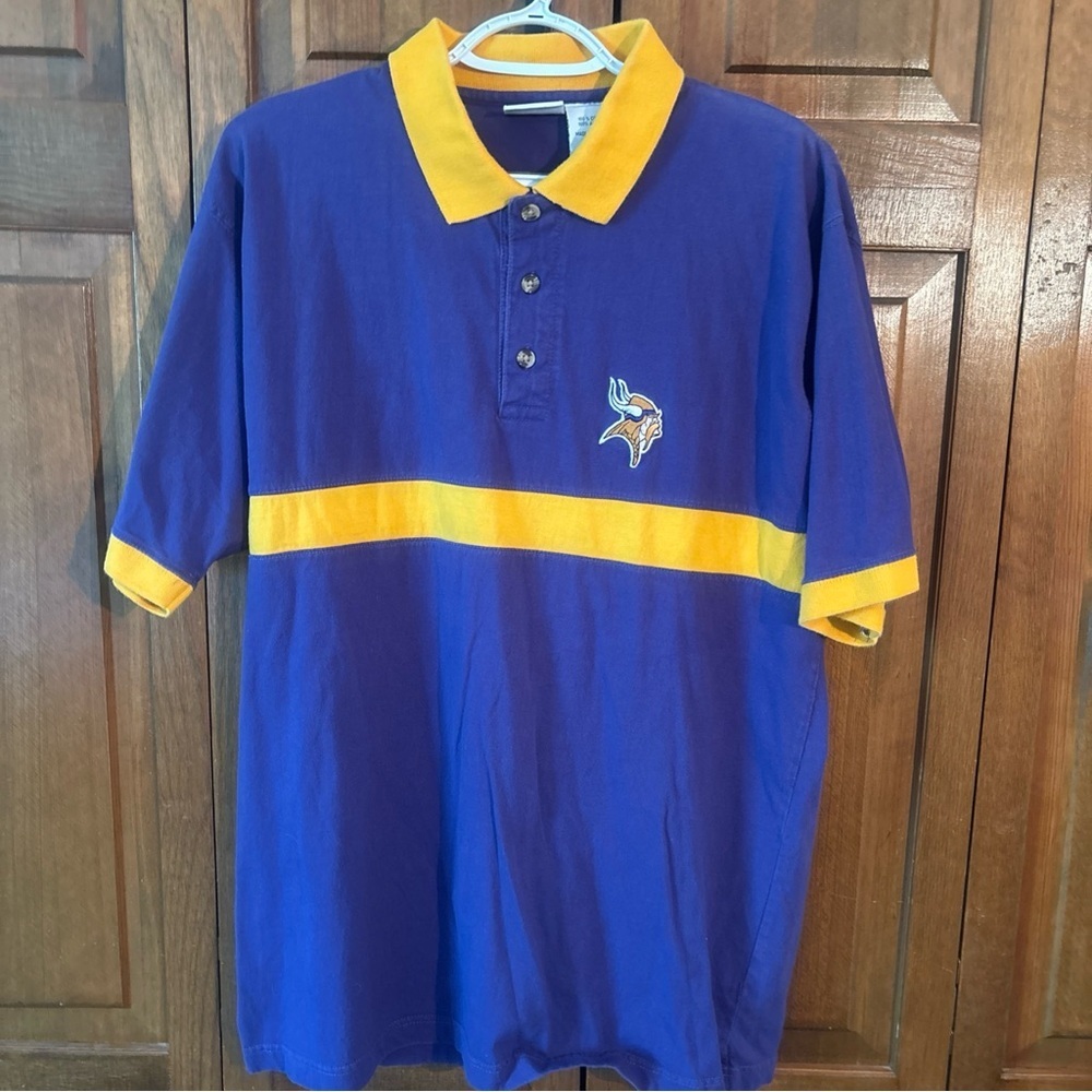Minnesota Vikings Purple and Gold Polo Shirt
